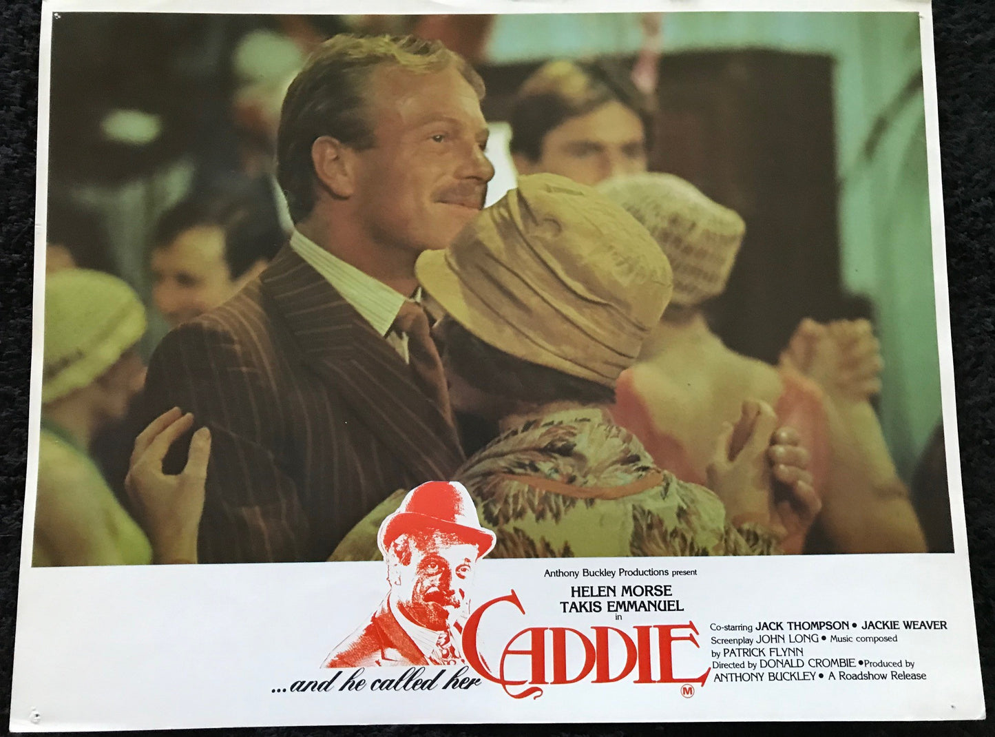 ORIGINAL LOBBY CARDS - CADDIE - 1976 - Australian - set of 8 cards -  Helen Morse, Takis Emmanuel, Jack Thompson, Jacki Weaver
