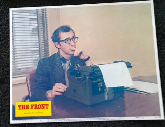 ORIGINAL LOBBY CARDS - THE FRONT - 1976 - set of 8 cards -  Woody Allen, Zero Mostel, Herschel Bernardi, Michael Murphy
