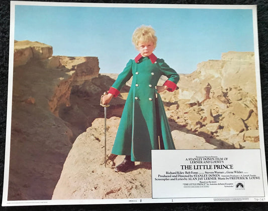 ORIGINAL LOBBY CARDS - THE LITTLE PRINCE - 1974 - set of 8 cards -  Richard Kiley, Steven Warner, Bob Fosse, Gene Wilder