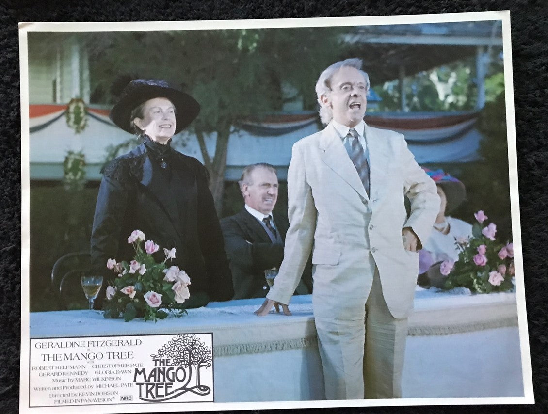 ORIGINAL LOBBY CARDS - THE MANGO TREE - 1977 - Australian - group of 7 cards plus 4 stills -  Geraldine Fitzgerald, Robert Helpmann, Christopher Pate, Gerard Kennedy