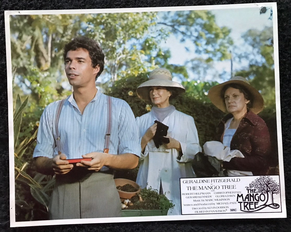 ORIGINAL LOBBY CARDS - THE MANGO TREE - 1977 - Australian - group of 7 cards plus 4 stills -  Geraldine Fitzgerald, Robert Helpmann, Christopher Pate, Gerard Kennedy