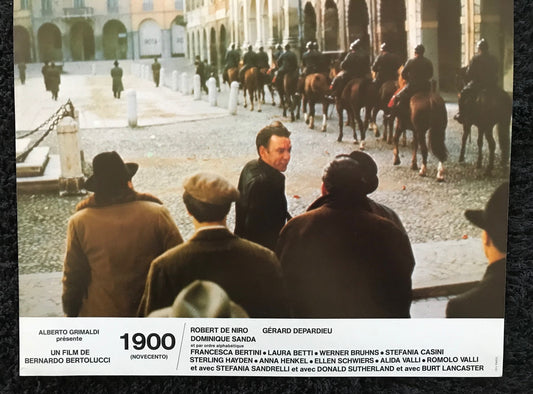 ORIGINAL MOVIE STILLS - 1900 - 1976 - group of 12 -  Robert De Niro, Gérard Depardieu, Dominique Sanda, Donald Sutherland