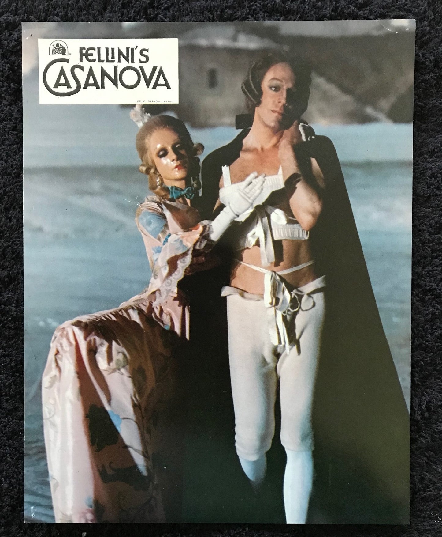 ORIGINAL MOVIE STILLS - CASANOVA (Fellini's) - 1976 - group of 17 -  Donald Sutherland, Tina Aumont, Cicely Browne, Carmen Scarpitta