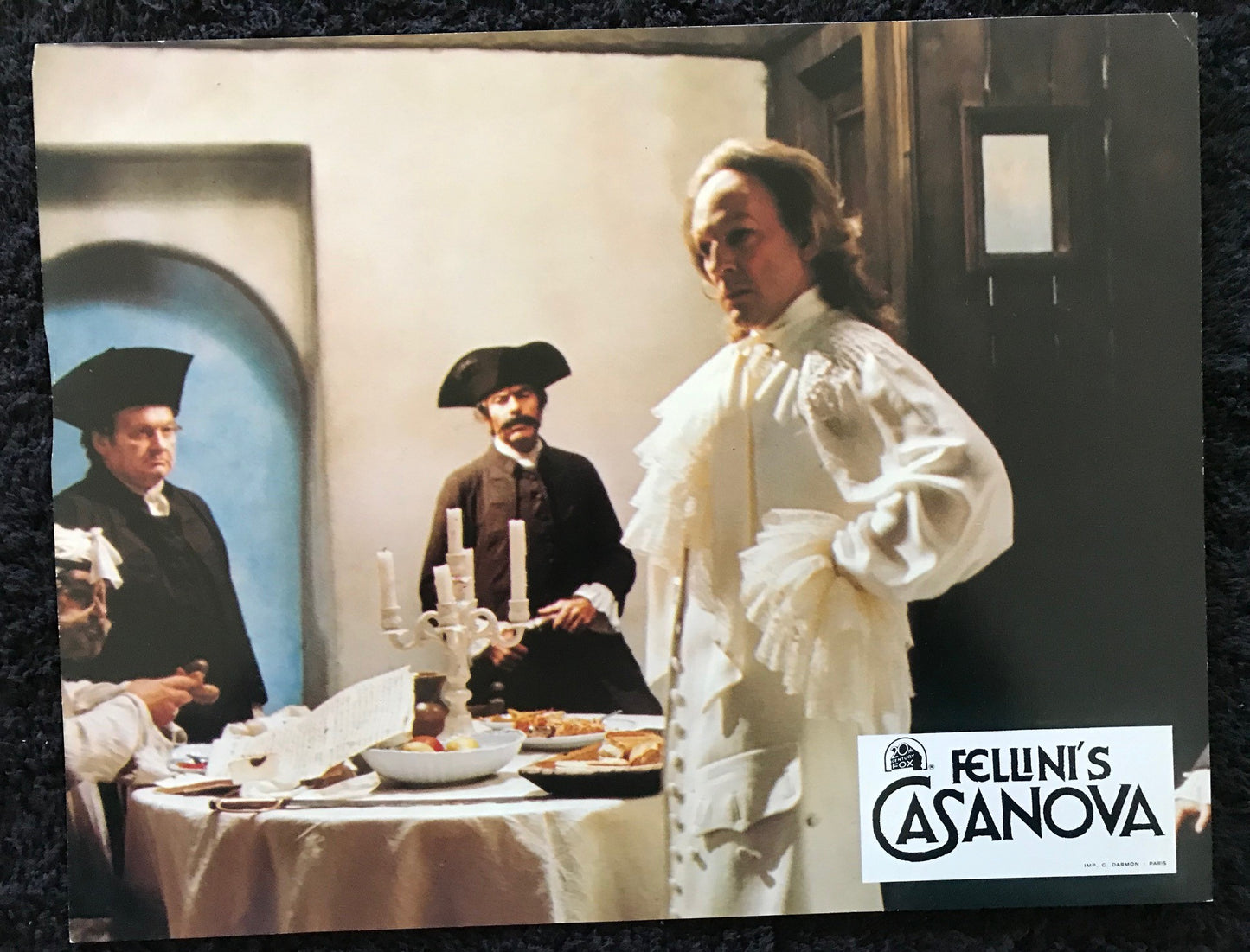 ORIGINAL MOVIE STILLS - CASANOVA (Fellini's) - 1976 - group of 17 -  Donald Sutherland, Tina Aumont, Cicely Browne, Carmen Scarpitta