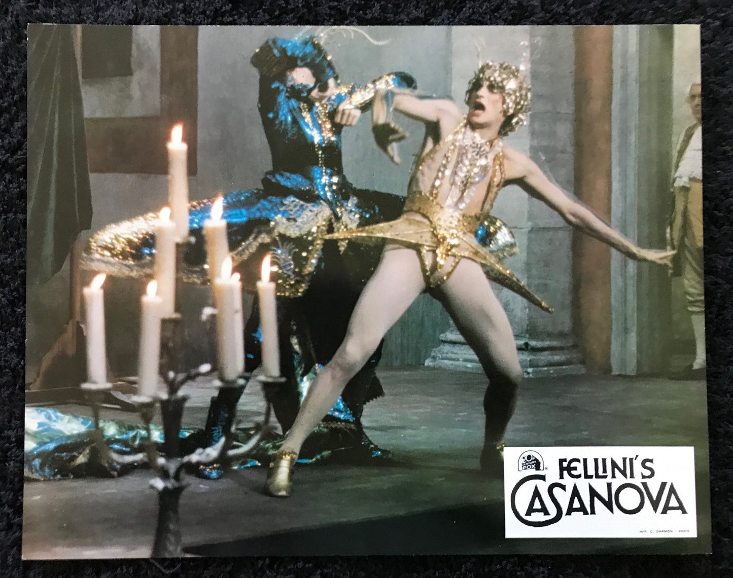ORIGINAL MOVIE STILLS - CASANOVA (Fellini's) - 1976 - group of 17 -  Donald Sutherland, Tina Aumont, Cicely Browne, Carmen Scarpitta