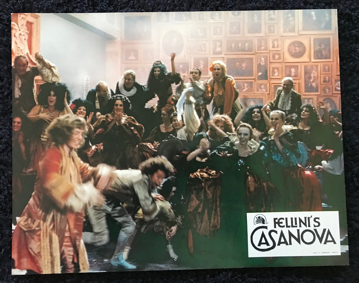 ORIGINAL MOVIE STILLS - CASANOVA (Fellini's) - 1976 - group of 17 -  Donald Sutherland, Tina Aumont, Cicely Browne, Carmen Scarpitta