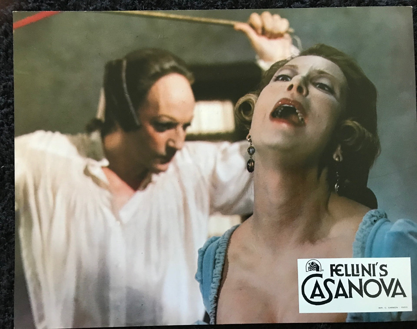 ORIGINAL MOVIE STILLS - CASANOVA (Fellini's) - 1976 - group of 17 -  Donald Sutherland, Tina Aumont, Cicely Browne, Carmen Scarpitta