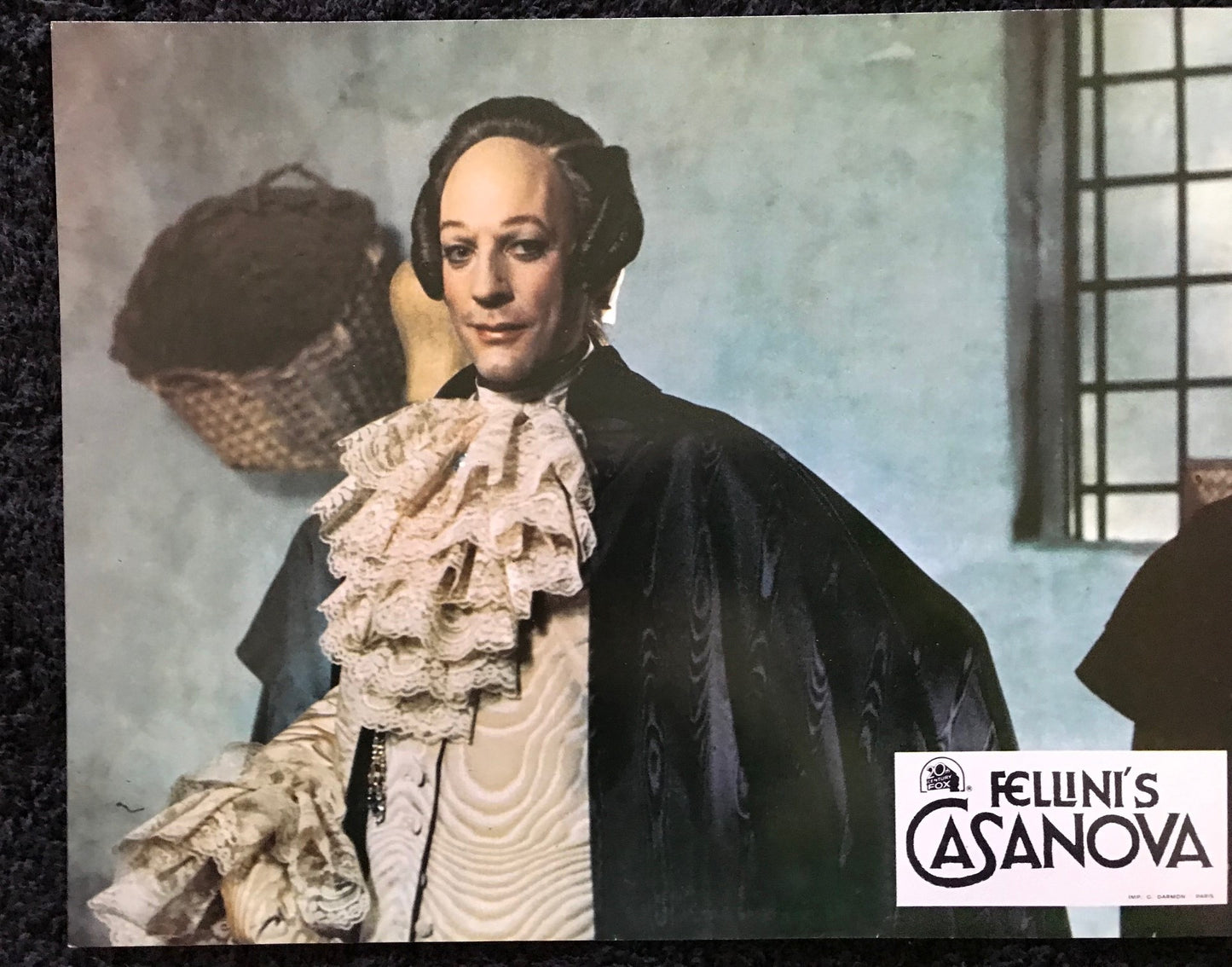 ORIGINAL MOVIE STILLS - CASANOVA (Fellini's) - 1976 - group of 17 -  Donald Sutherland, Tina Aumont, Cicely Browne, Carmen Scarpitta