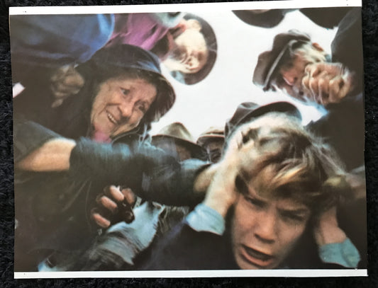 ORIGINAL MOVIE STILL - A CLOCKWORK ORANGE (b) - 1976 -  Malcolm McDowell, Patrick Magee, Michael Bates, Warren Clarke