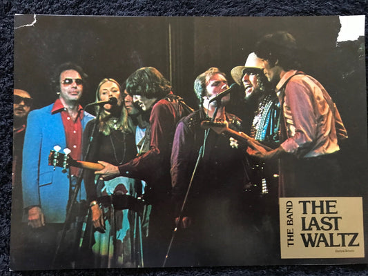 ORIGINAL MOVIE STILL - THE LAST WALTZ - 1978 -  Neil Diamond, Joni Mitchell, Neil Young, Richard Manuel, Van Morrison, Bob Dylan, Robbie Robertson