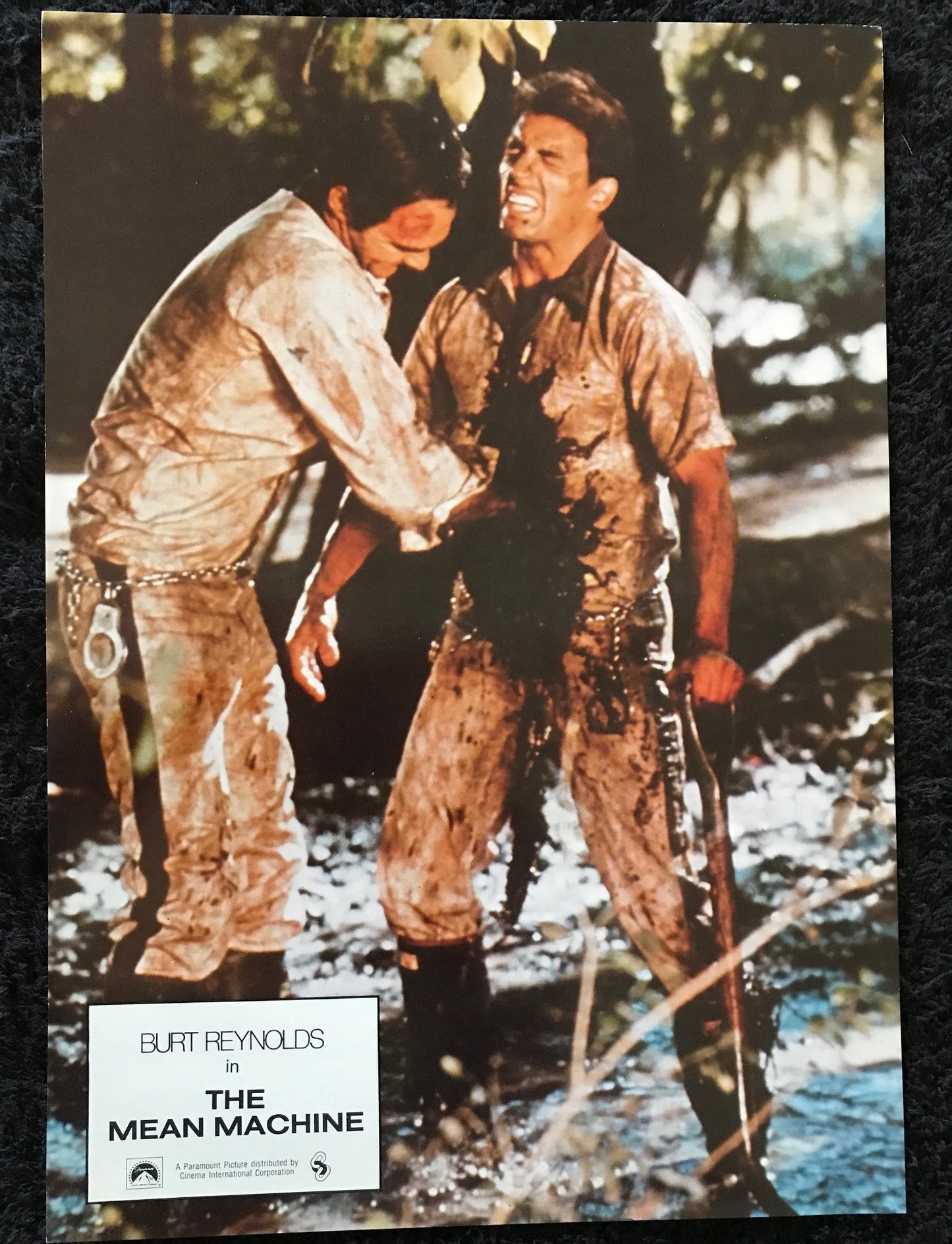 ORIGINAL MOVIE STILLS - THE MEAN MACHINE - 1978 - UK - group of 14 stills -  Burt Reynolds, Eddie Albert, Ed Lauter, Michael Conrad