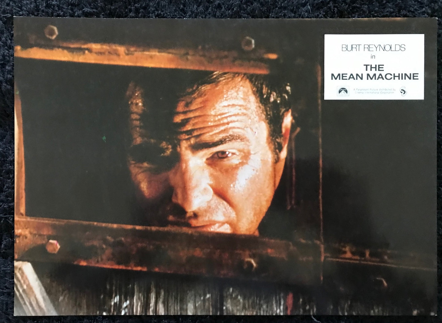 ORIGINAL MOVIE STILLS - THE MEAN MACHINE - 1978 - UK - group of 14 stills -  Burt Reynolds, Eddie Albert, Ed Lauter, Michael Conrad