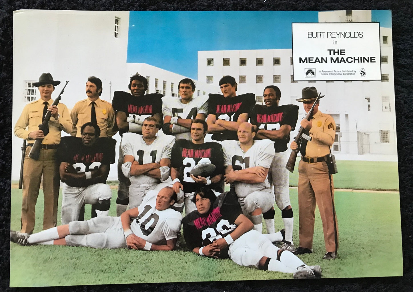 ORIGINAL MOVIE STILLS - THE MEAN MACHINE - 1978 - UK - group of 14 stills -  Burt Reynolds, Eddie Albert, Ed Lauter, Michael Conrad