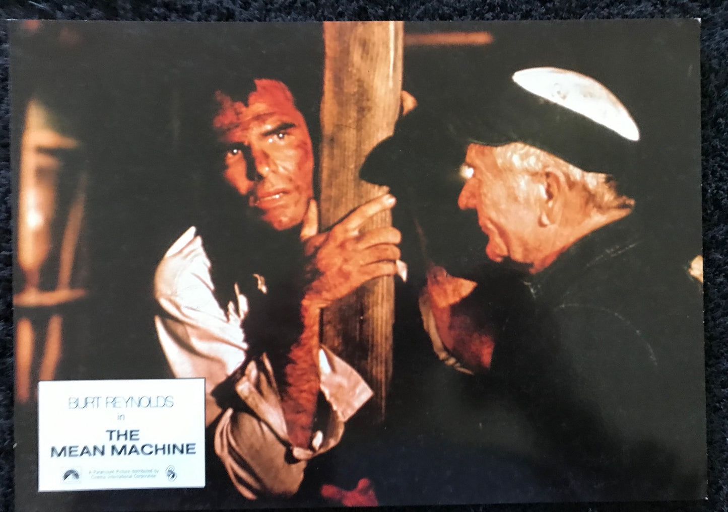 ORIGINAL MOVIE STILLS - THE MEAN MACHINE - 1978 - UK - group of 14 stills -  Burt Reynolds, Eddie Albert, Ed Lauter, Michael Conrad