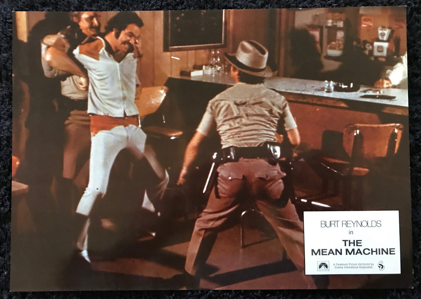 ORIGINAL MOVIE STILLS - THE MEAN MACHINE - 1978 - UK - group of 14 stills -  Burt Reynolds, Eddie Albert, Ed Lauter, Michael Conrad