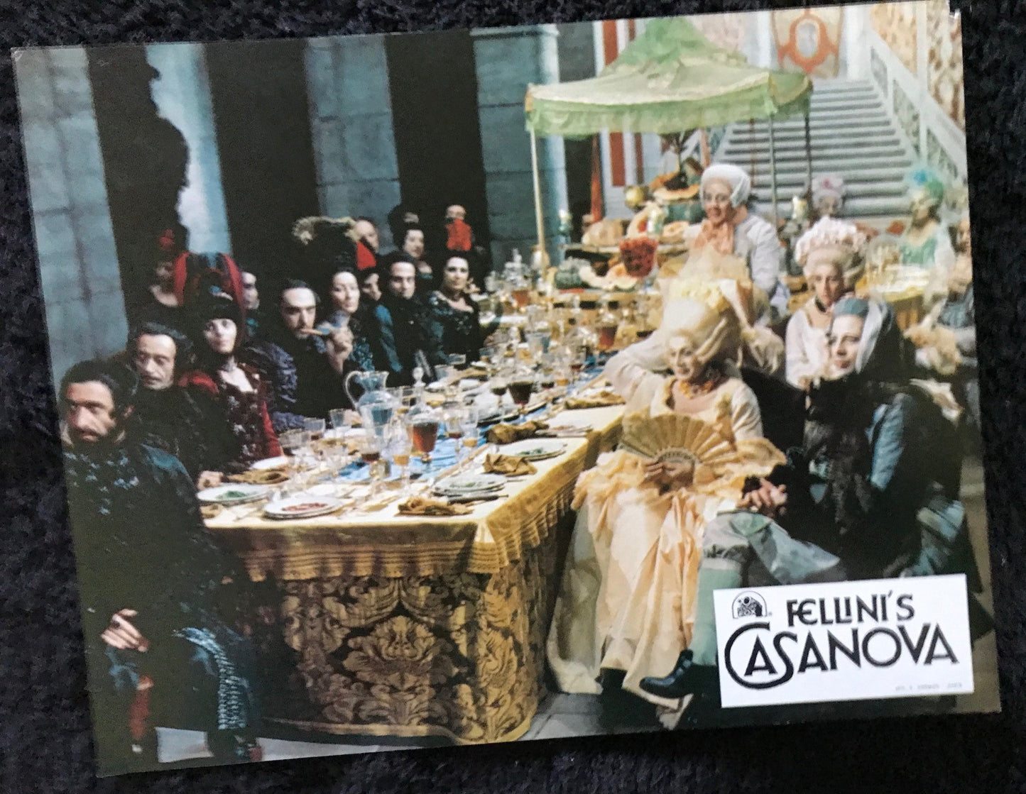ORIGINAL MOVIE STILLS - CASANOVA (Fellini's) - 1976 - group of 17 -  Donald Sutherland, Tina Aumont, Cicely Browne, Carmen Scarpitta