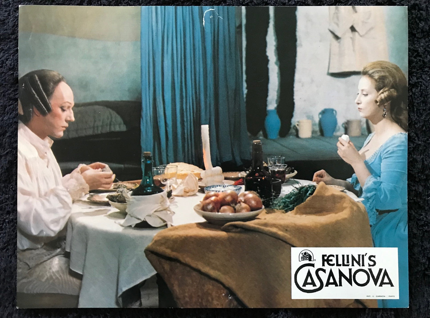 ORIGINAL MOVIE STILLS - CASANOVA (Fellini's) - 1976 - group of 17 -  Donald Sutherland, Tina Aumont, Cicely Browne, Carmen Scarpitta