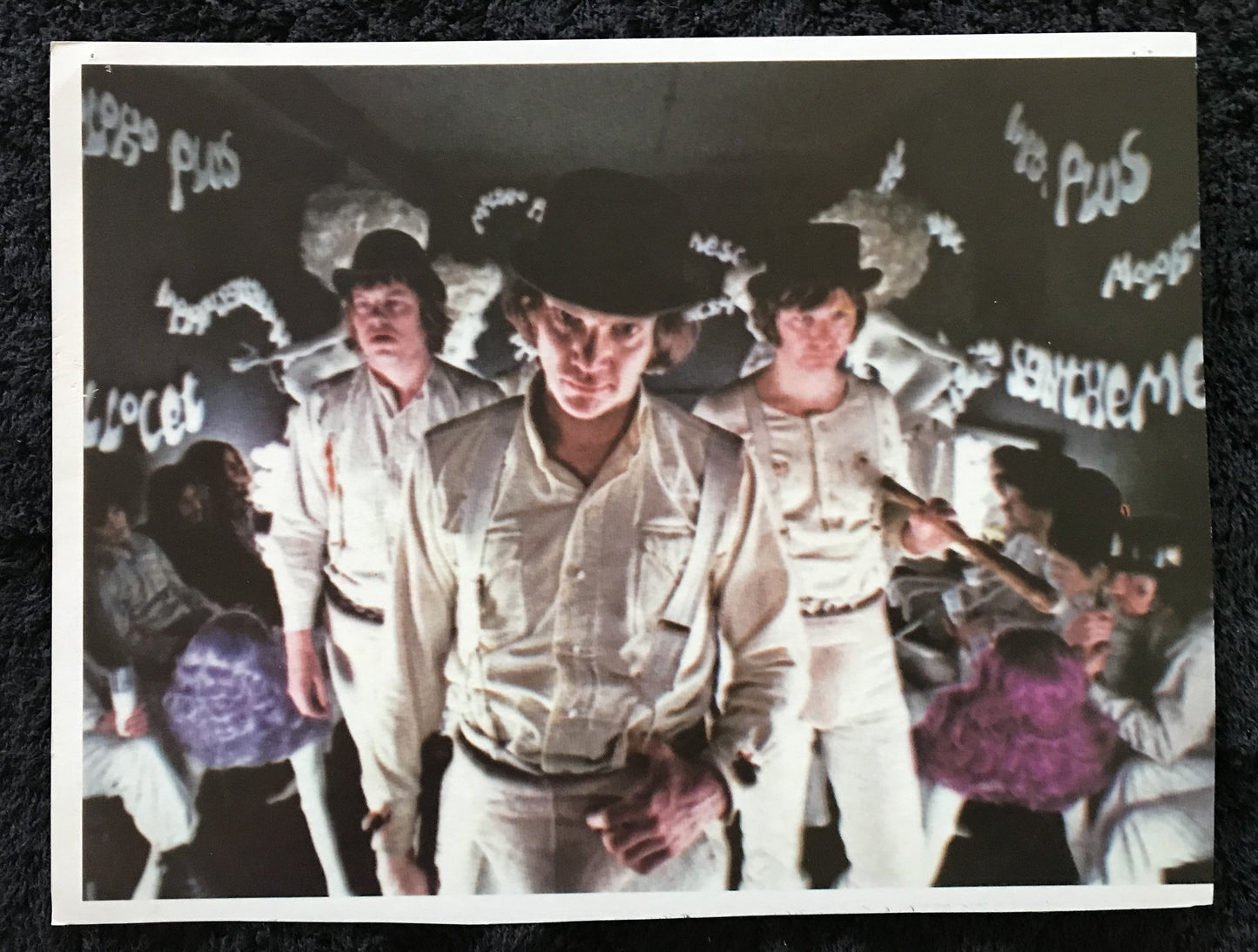 ORIGINAL MOVIE STILL - A CLOCKWORK ORANGE (c) - 1976 -  Malcolm McDowell, Patrick Magee, Michael Bates, Warren Clarke