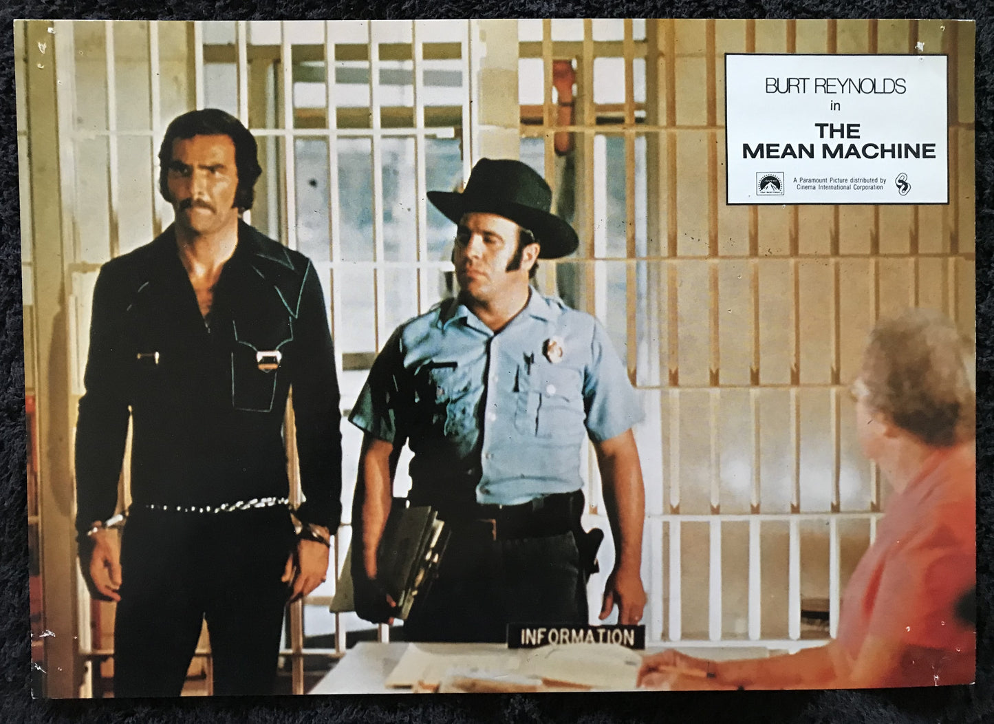 ORIGINAL MOVIE STILLS - THE MEAN MACHINE - 1978 - UK - group of 14 stills -  Burt Reynolds, Eddie Albert, Ed Lauter, Michael Conrad