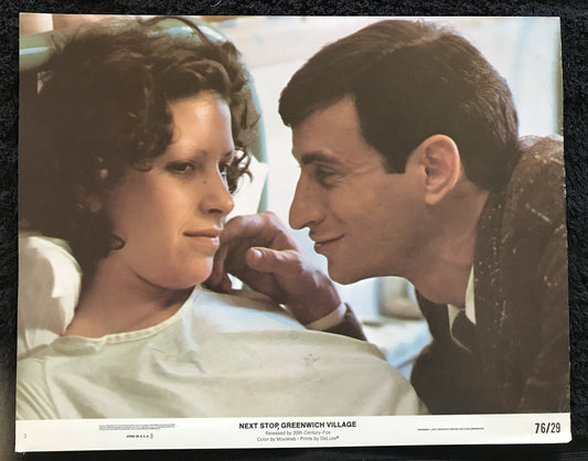 ORIGINAL LOBBY CARD - NEXT STOP, GREENWICH VILLAGE (a) - 1976 - #3 Key card -  Lenny Baker, Shelley Winters, Ellen Greene, Lois Smith