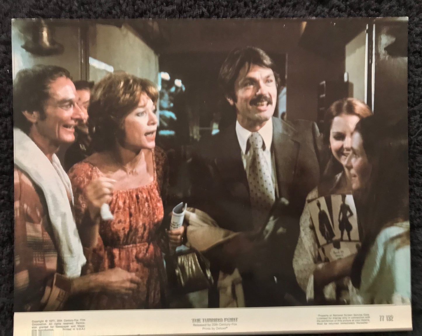 ORIGINAL LOBBY CARDS - THE TURNING POINT - 1977 - set of 8 cards -  Shirley MacLaine, Anne Bancroft, Mikhail Baryshnikov, Leslie Browne