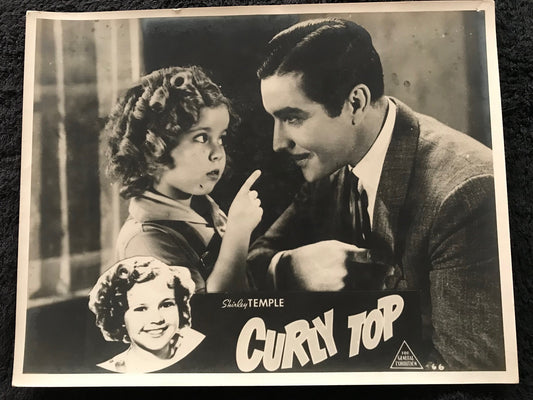 ORIGINAL LOBBY CARDS - CURLY TOP - 1935 - set of 8 -  Shirley Temple, John Boles, Rochelle Hudson, Arthur Treacher