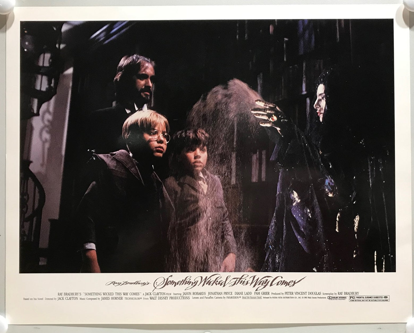 ORIGINAL LOBBY CARDS - SOMETHING WICKED THIS WAY COMES - 1982