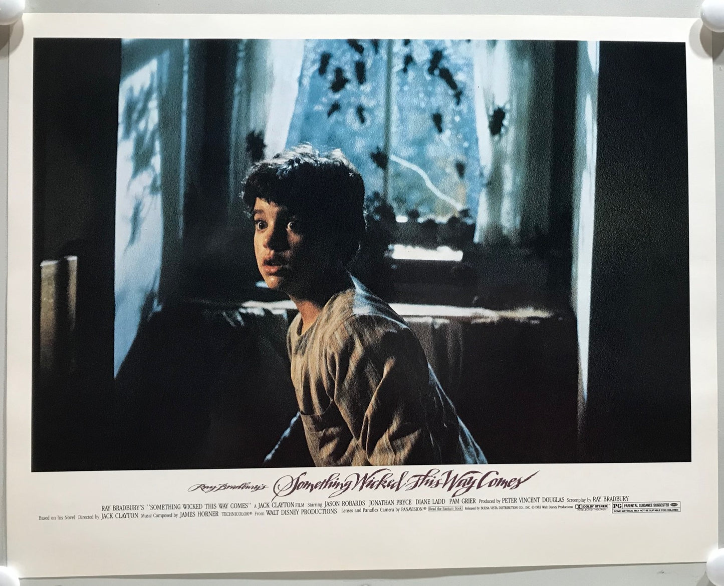 ORIGINAL LOBBY CARDS - SOMETHING WICKED THIS WAY COMES - 1982