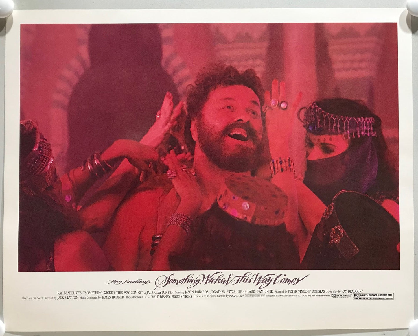 ORIGINAL LOBBY CARDS - SOMETHING WICKED THIS WAY COMES - 1982