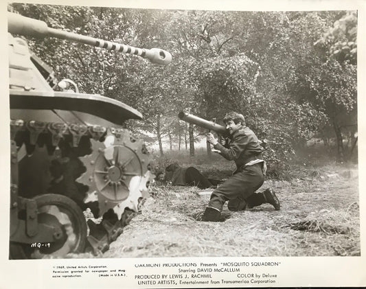 PUBLICITY PHOTOGRAPH - from MOSQUITO SQUADRON (e) (1969) - NICKY HENSON (MQ-19)