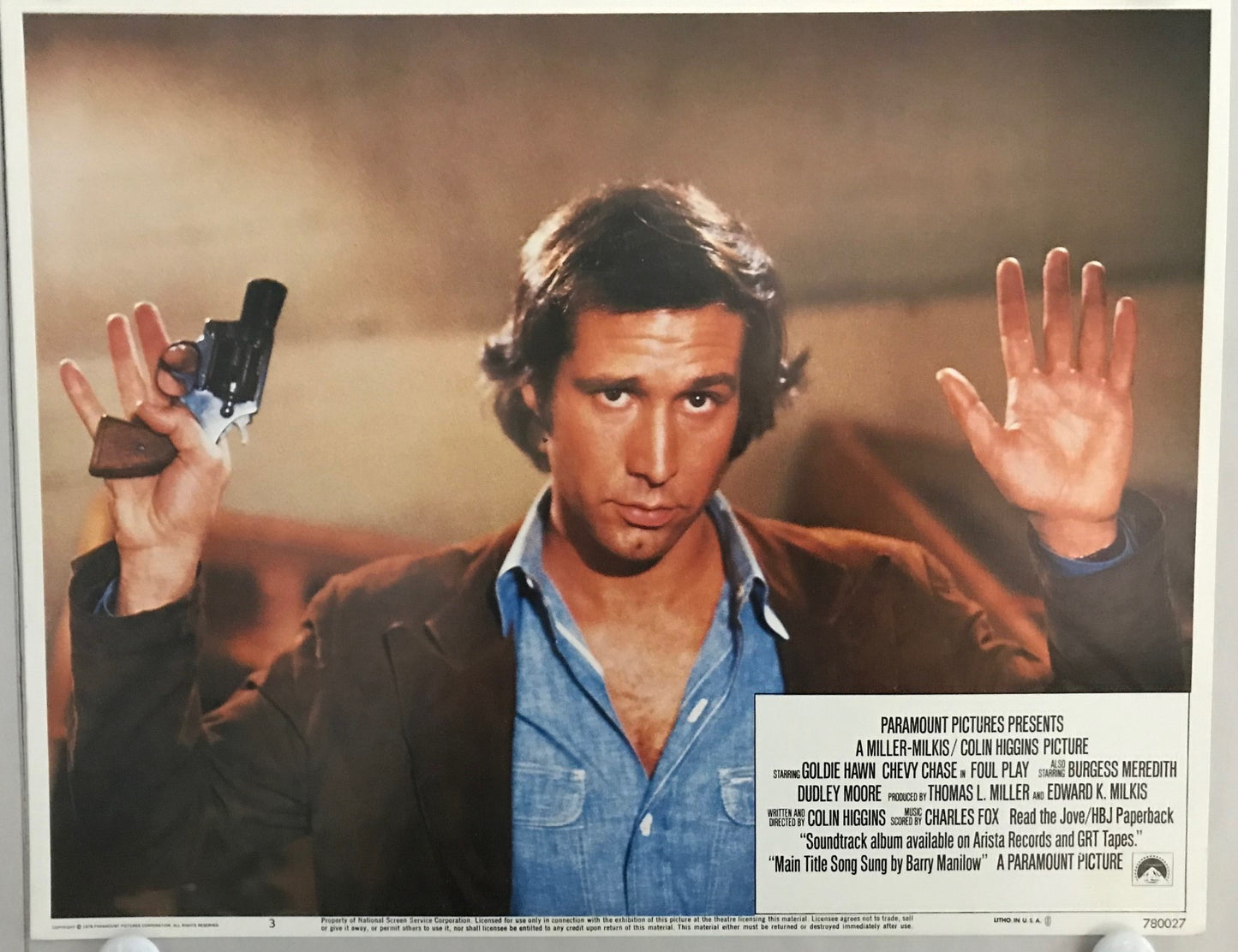 ORIGINAL LOBBY CARDS - FOUL PLAY - 1978 - set of 8