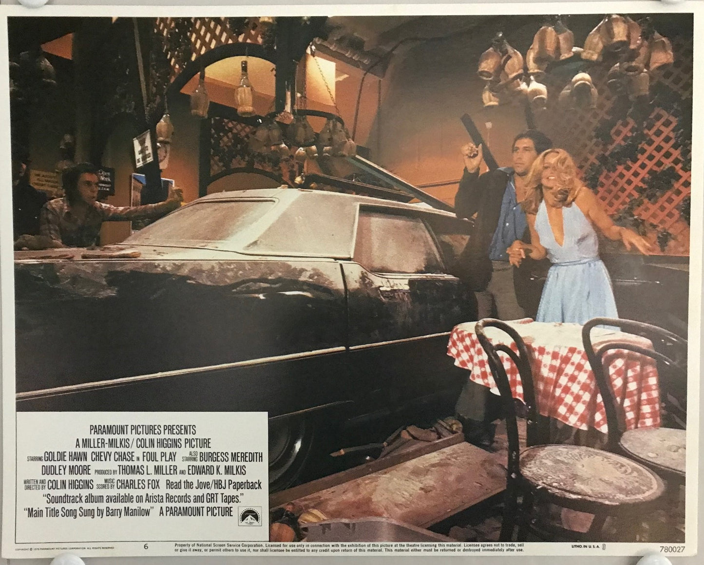 ORIGINAL LOBBY CARDS - FOUL PLAY - 1978 - set of 8