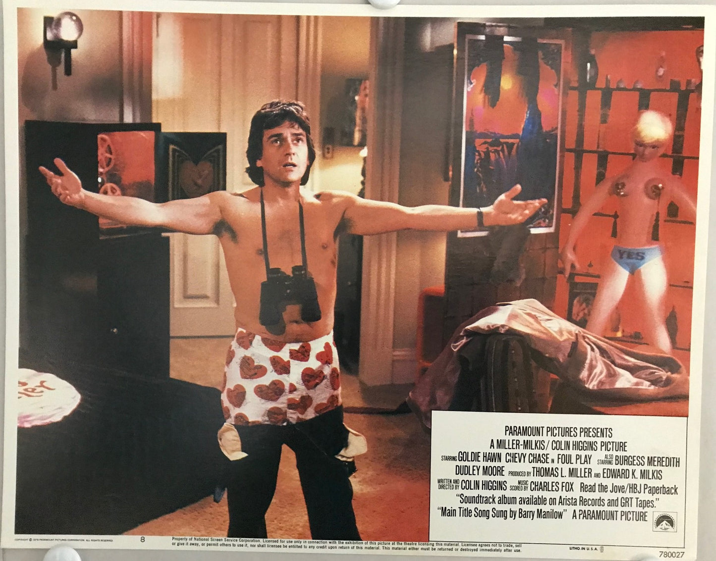 ORIGINAL LOBBY CARDS - FOUL PLAY - 1978 - set of 8