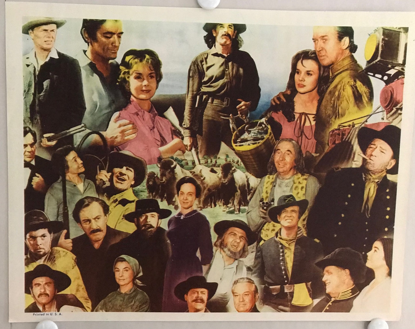 ORIGINAL LOBBY CARDS - HOW THE WEST WAS WON - 1962  - set of 8