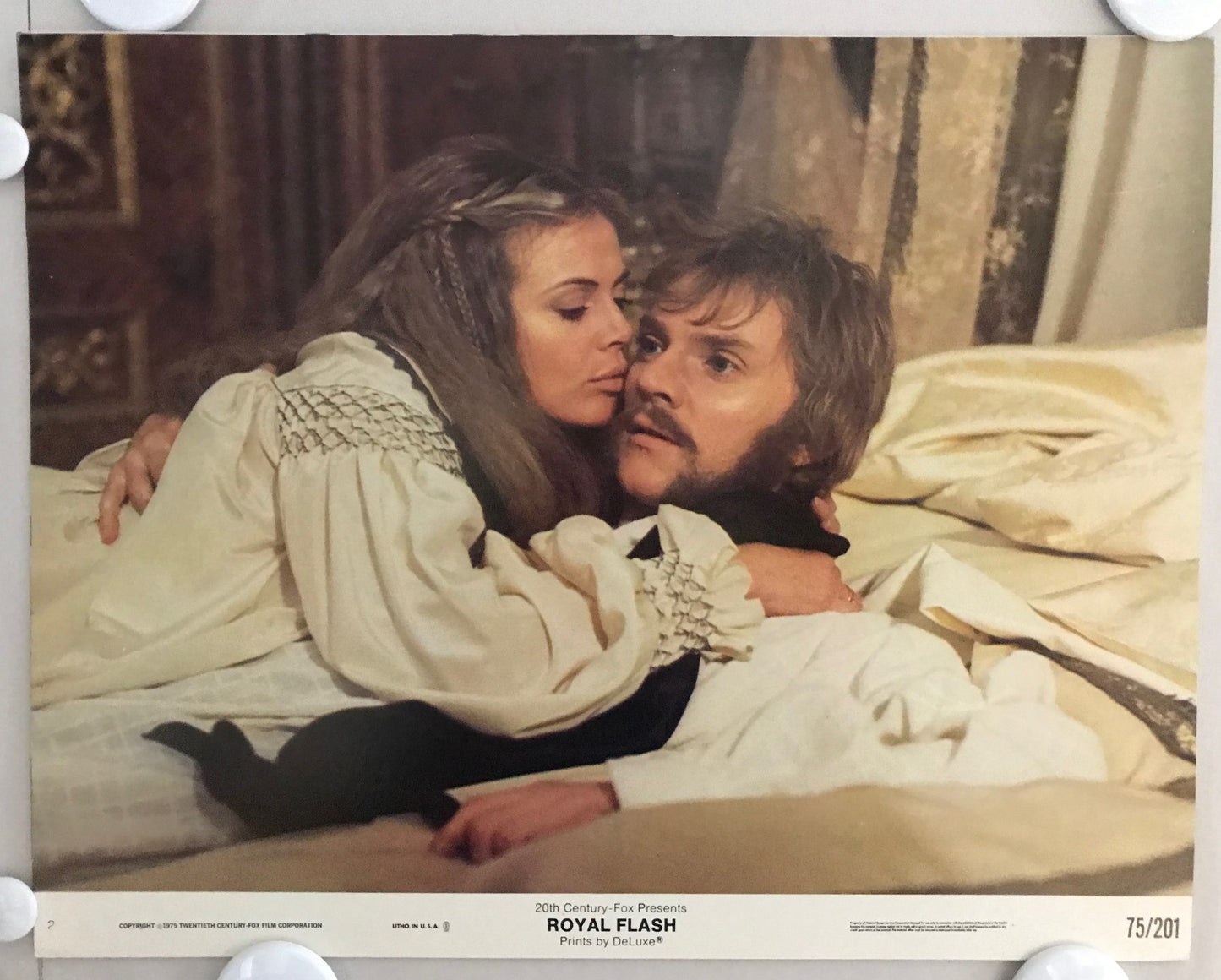 ORIGINAL LOBBY CARDS - ROYAL FLASH - 1975 - set of 8