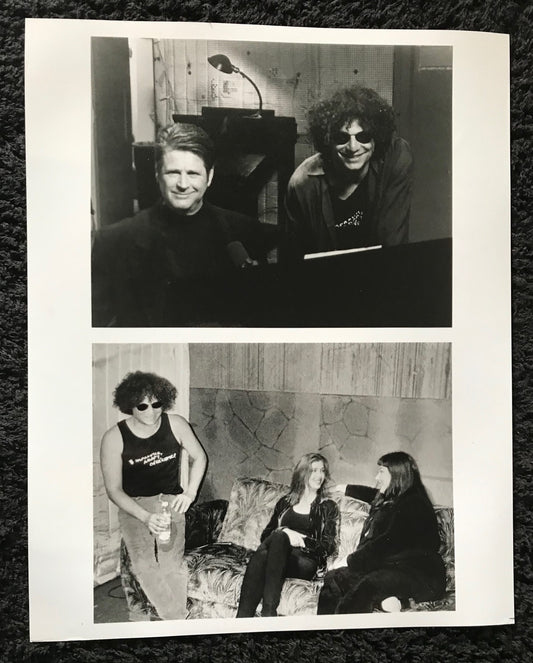 PUBLICITY PHOTOGRAPH - from BRIAN WILSON: I JUST WASN'T MADE FOR THESE TIMES (b) (1995) - Brian Wilson, Don Was, Carrie & Wendy Wilson