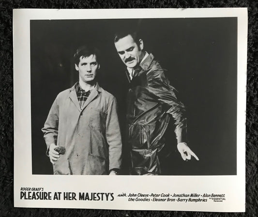 PUBLICITY PHOTOGRAPH - from PLEASURE AT HER MAJESTY'S (a) (1976) -  Michael Palin, John Cleese