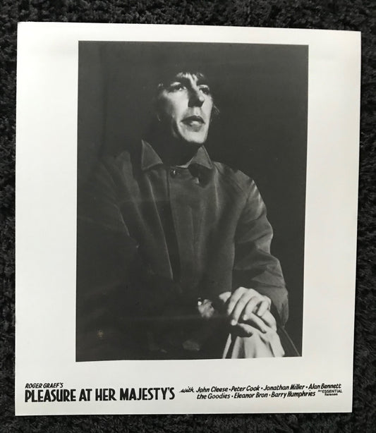 PUBLICITY PHOTOGRAPH - from PLEASURE AT HER MAJESTY'S (g) (1976) - Peter Cook