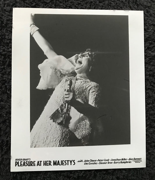 PUBLICITY PHOTOGRAPH - from PLEASURE AT HER MAJESTY'S (h) (1976) - Barry Humphries