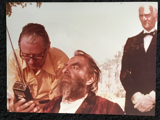 PUBLICITY PHOTOGRAPH - from WHAT? (20g) - 1972 - Pietro Tordi, Hugh Griffith, John Karlsen