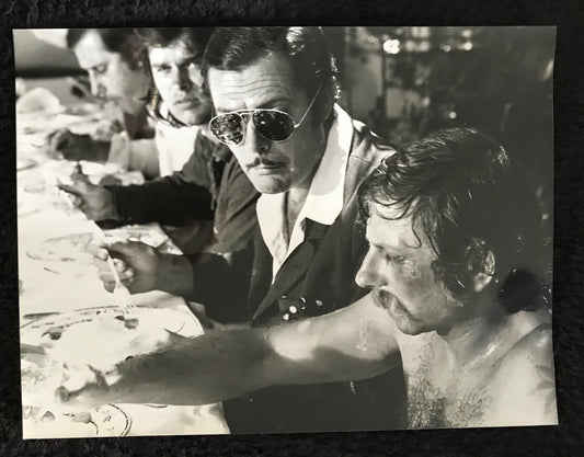 PUBLICITY PHOTOGRAPH - from WHAT? (19i) (1972) - Alvaro Vitali, Roger Middleton, Marcello Mastroianni, Roman Polanski