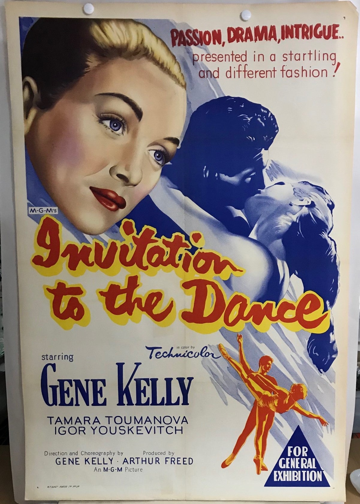 MOVIE POSTER - AUSTRALIAN - ONE SHEET - INVITATION TO THE DANCE (b) - 1954