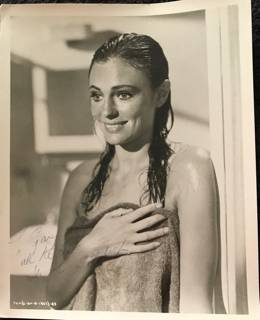 JACQUELINE BISSETT - AUTOGRAPHED 10 x 8 PUBLICITY PHOTOGRAPH from The Grasshopper (1970)