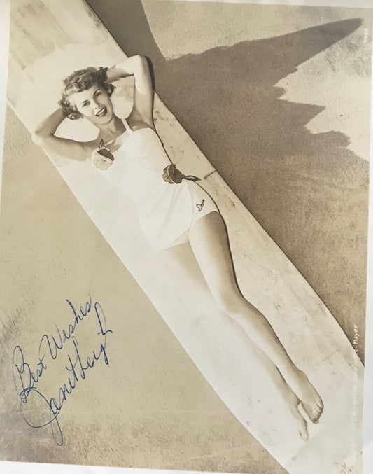 JANET LEIGH - AUTOGRAPHED 10 x 8 PUBLICITY PHOTOGRAPH