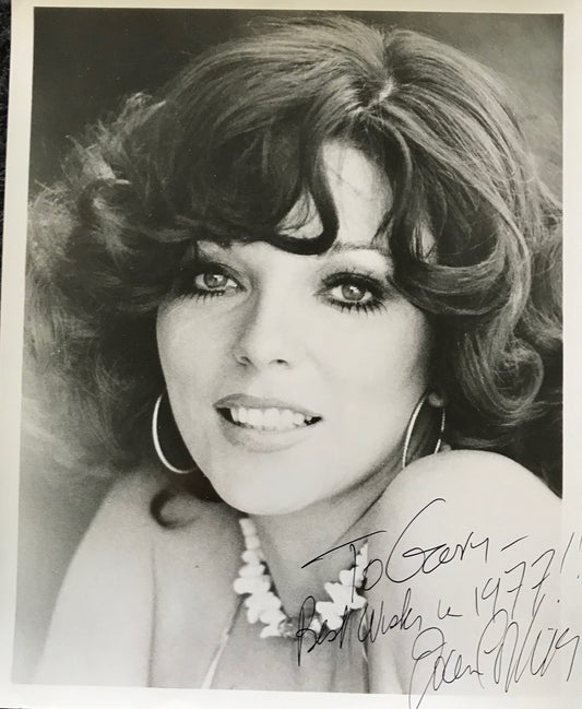 JOAN COLLINS - AUTOGRAPHED 10 x 8 PUBLICITY PHOTOGRAPH