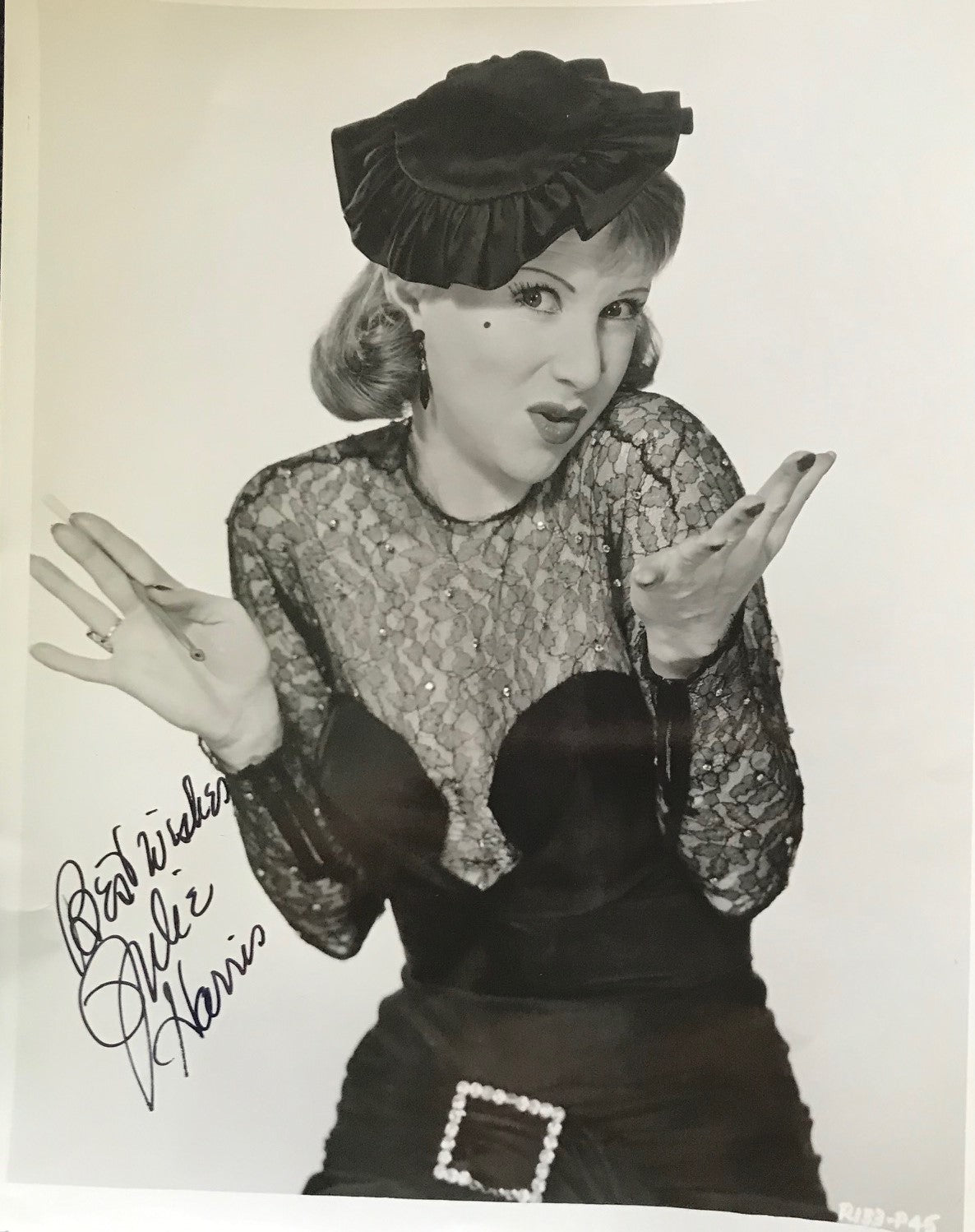 JULIE HARRIS - AUTOGRAPHED 10 x 8 PUBLICITY PHOTOGRAPH from I am a Camera (1955)