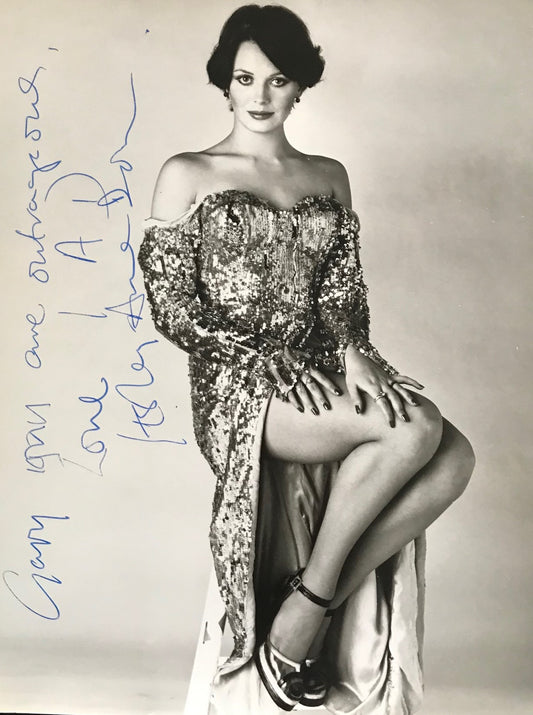 LESLIE-ANNE DOWN  - AUTOGRAPHED 10 x 8 PUBLICITY PHOTOGRAPH