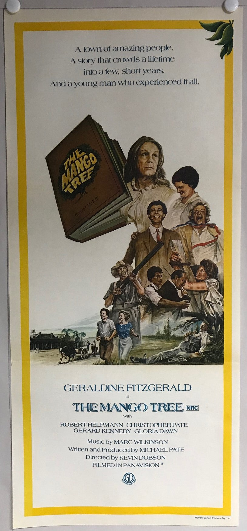 ORIGINAL DAYBILL MOVIE POSTER - THE MANGO TREE - (a) 1977 - AUSTRALIAN