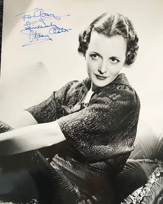 MARY ASTOR  - AUTOGRAPHED 10 x 8 PUBLICITY PHOTOGRAPH