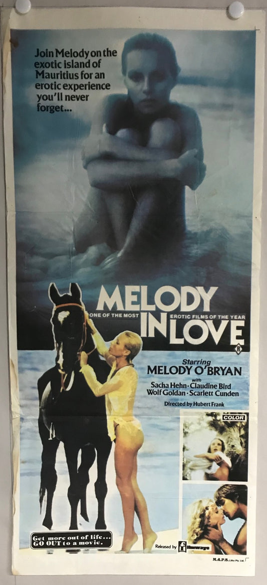 ORIGINAL DAYBILL MOVIE POSTER - MELODY IN LOVE  (b) - 1978